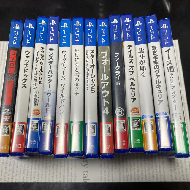 PlayStation4   PS4 ソフトセット 本の通販 by たろう's shop