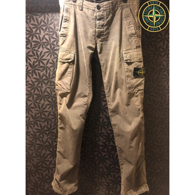 Stone island ストーンアイランド カーゴパンツ ダメージ加工 - ワーク