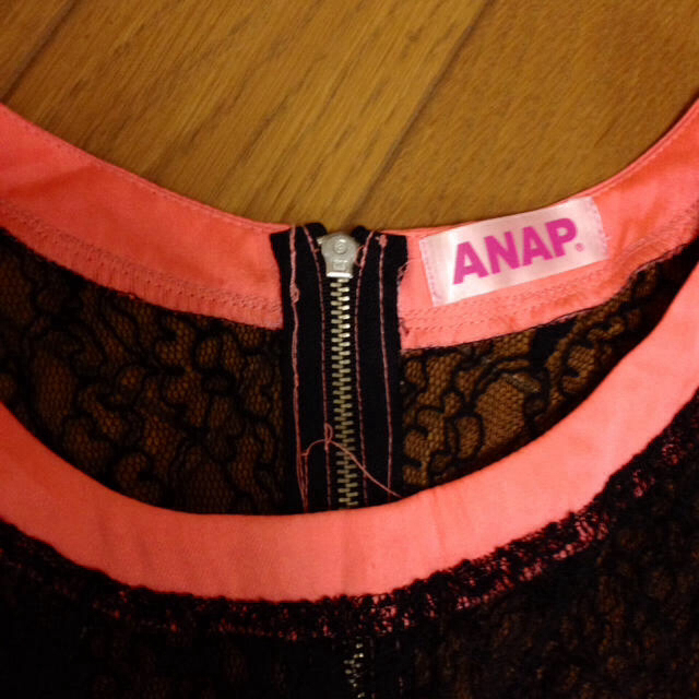 ANAP(アナップ)のANAP 胸元レースワンピース レディースのワンピース(ミニワンピース)の商品写真