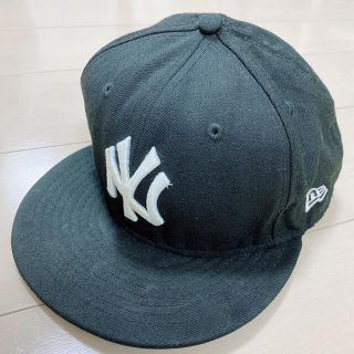 ニューエラー(NEW ERA)のニューエラ　キャップ　黒　60.6cm　帽子(キャップ)