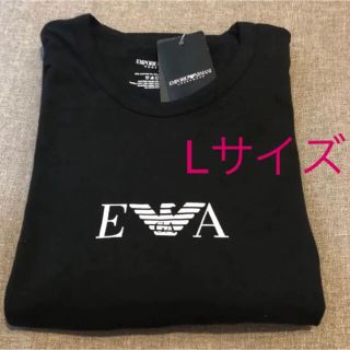 エンポリオアルマーニ(Emporio Armani)の【大人気】【新品】 L 黒　エンポリオアルマーニ Ｔシャツ  tシャツ  半袖 (Tシャツ/カットソー(半袖/袖なし))