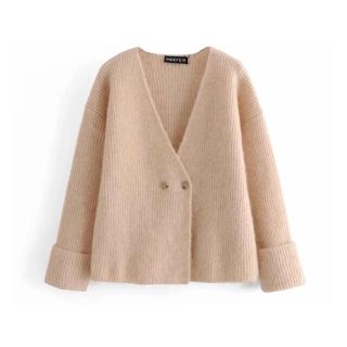 ザラ(ZARA)の🌸春先行💐3366◆ニット カーディガン コート(カーディガン)