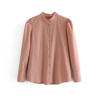 ザラ(ZARA)の🌸春先行💐3367◆pink シャツ ブラウス(シャツ/ブラウス(長袖/七分))
