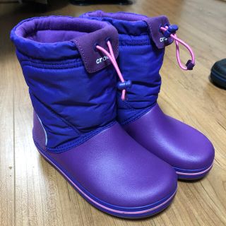 クロックス(crocs)の（専用）スノーブーツ　クロックス　19cm(ブーツ)