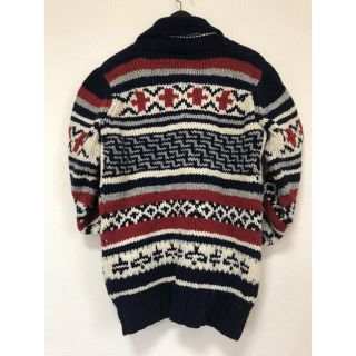 BEAMS HEART⭐️【M】メンズ カウチンセーターカーディガン ブルー系