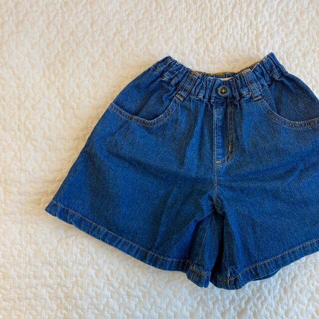 MARKEY'S(マーキーズ)のマーキーズ　デニムパンツ　90 ガウチョ風 キッズ/ベビー/マタニティのキッズ服女の子用(90cm~)(パンツ/スパッツ)の商品写真