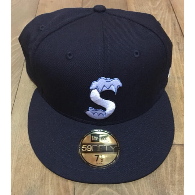 Supreme S Logo New Era ネイビー 7 1/2