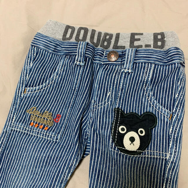 DOUBLE.B(ダブルビー)のミキハウス ダブルB デニムパンツ キッズ/ベビー/マタニティのキッズ服男の子用(90cm~)(パンツ/スパッツ)の商品写真