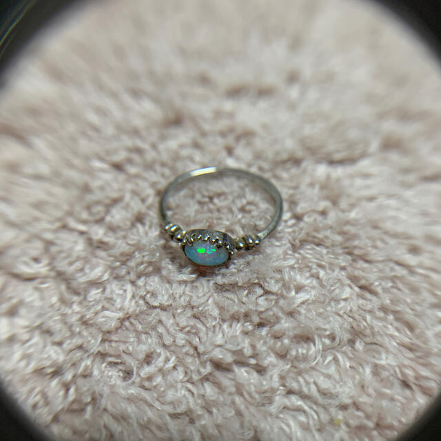 オパール　シルバー925 silver リング　指輪　 レディースのアクセサリー(リング(指輪))の商品写真