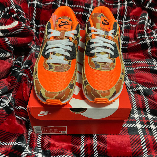 NIKE(ナイキ)のNIKE AIR MAX 90 TOTAL ORANGE 30cm メンズの靴/シューズ(スニーカー)の商品写真