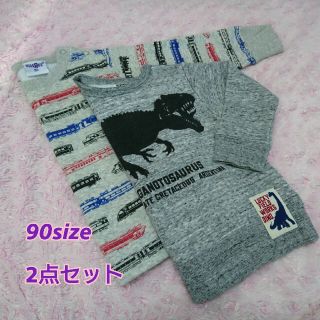 エフオーキッズ(F.O.KIDS)の【USED】裏起毛トレーナー2点セット(Tシャツ/カットソー)