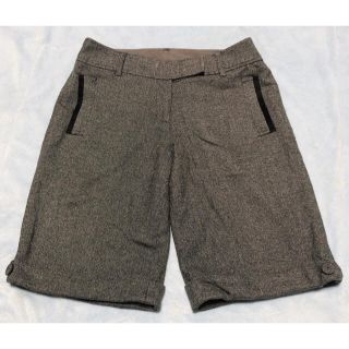 ルカ(LUCA)の美品　ルカ ツイードショートパンツ 日本製 グレー 38(ショートパンツ)