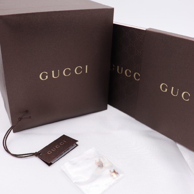 Gucci(グッチ)の付属品完備【新品電池】GUCCI 134.5/グッチシマ ピンクゴールド レディースのファッション小物(腕時計)の商品写真