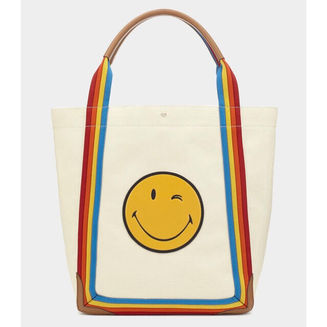 ANYA HINDMARCH(アニヤハインドマーチ)の正規品新品未使用アニヤハンドマーチ ★スマイルトートバッグ★スマイリー レディースのバッグ(トートバッグ)の商品写真