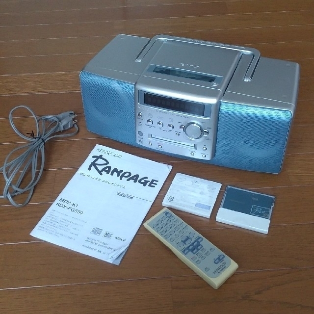 KENWOOD(ケンウッド)の〖KENWOOD 〗ＣＤ ＭＤ ラジカセ　MDX-K1 スマホ/家電/カメラのオーディオ機器(その他)の商品写真