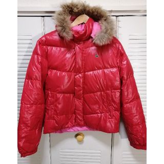 LACOSTE - 【週末割】 LACOSTE ラコステ ダウンジャケット レッド Lの