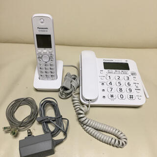 パナソニック(Panasonic)のパナソニック 電話機 VE-GD21-W コードレス電話(その他)