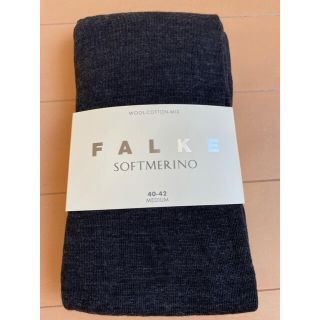 イエナ(IENA)の【未使用】FALKEのタイツ ダークグレー SOFT MERINO TIGHTS(タイツ/ストッキング)