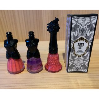 アナスイ(ANNA SUI)のANNA SUI ネイルカラー2本、オイル1本(マニキュア)