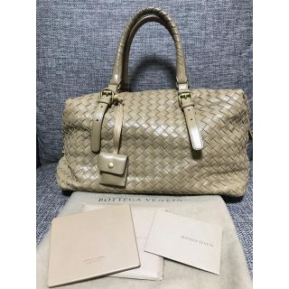 ボッテガヴェネタ(Bottega Veneta)のボッテガヴェネタ  ハンドバッグ  ボストンバッグ  ベージュ(ハンドバッグ)