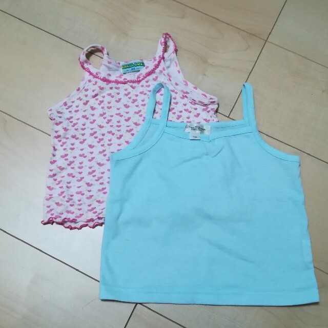 キャミソール　肌着　まとめ売り　女の子　90 100 キッズ/ベビー/マタニティのキッズ服女の子用(90cm~)(下着)の商品写真