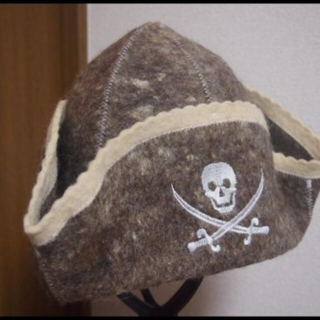 ★サウナハット パイレーツ 海賊 高品質 カルパティアウール メンズの帽子(ハット)の商品写真