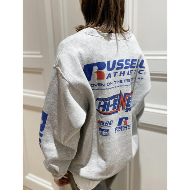 ずラッセル DEUXIEME CLASSE - 完売MUSE RUSSEL ATHLETICSバックプリントスウェットの通販 by