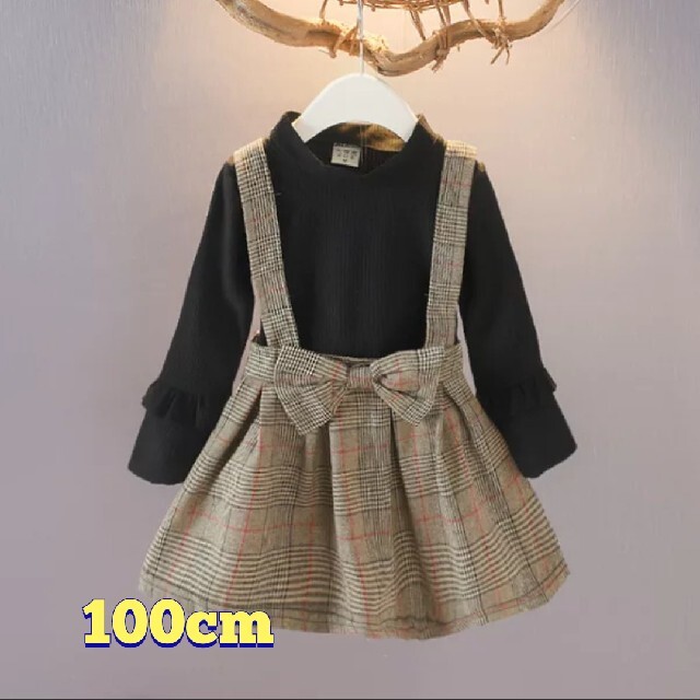 【週末大セール】【サイズが合えばお買い得】子供服　ワンピース　100cm  キッズ/ベビー/マタニティのキッズ服女の子用(90cm~)(ワンピース)の商品写真