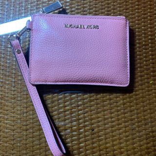 マイケルコース(Michael Kors)のMICHAEL KORS パスケース キーケース ピンク(パスケース/IDカードホルダー)