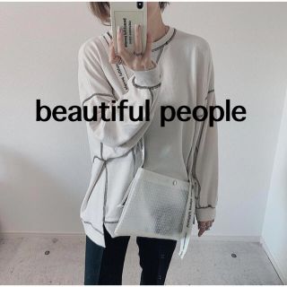 ビューティフルピープル(beautiful people)の新品❤️beautifulpeople ロゴテープサコッシュ roku ZARA(ショルダーバッグ)