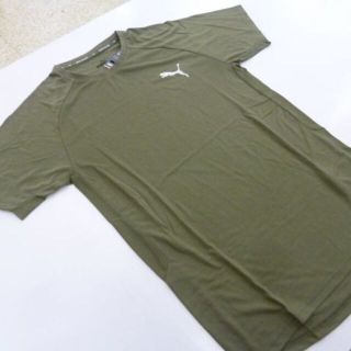 プーマ(PUMA)のM鶯)プーマ★Ｔシャツ 582971 半袖丸首薄手ドライセル吸水速乾裾口楕円形(Tシャツ/カットソー(半袖/袖なし))