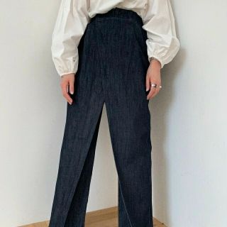 CLANE  FRONT WRAP DENIM PANTS ☆(デニム/ジーンズ)