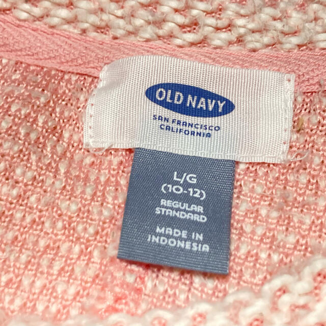 Old Navy(オールドネイビー)のOLD NAVY トップス　ピンク　10-12 140-145 キッズ/ベビー/マタニティのキッズ服女の子用(90cm~)(Tシャツ/カットソー)の商品写真