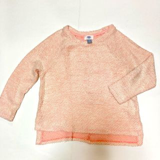 オールドネイビー(Old Navy)のOLD NAVY トップス　ピンク　10-12 140-145(Tシャツ/カットソー)