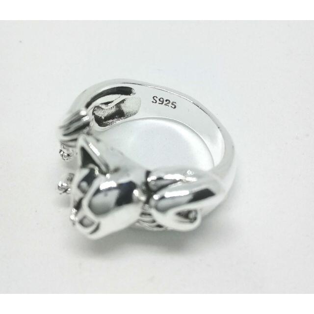 猫 ねこ ファッションリング 指リング シルバー 002 レディースのアクセサリー(リング(指輪))の商品写真
