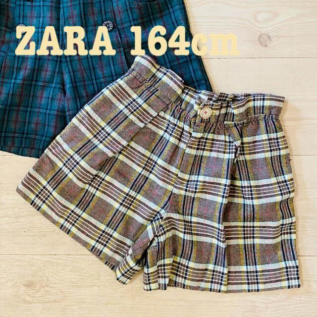 ZARA(ザラ)の美品 ZARAKIDS 164cmショートパンツ キッズ/ベビー/マタニティのキッズ服女の子用(90cm~)(パンツ/スパッツ)の商品写真