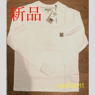 カーハート(carhartt)のカーハート charhartt ロンT  ホワイト　スウェット パーカー(Tシャツ/カットソー(七分/長袖))