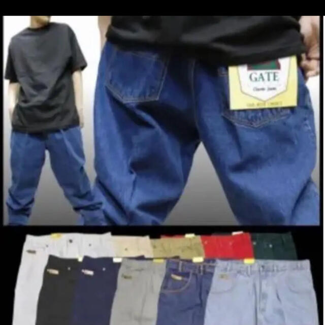 LA GATE  classic jeans  デニム　バギーパンツ