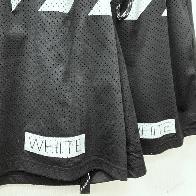 OFF-WHITE(オフホワイト)の【k様専用】オフホワイト c/o ヴァージルアブロー メッシュショーツ ブラック メンズのパンツ(ショートパンツ)の商品写真