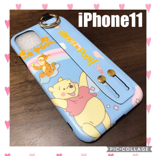 くまのプーさん(クマノプーサン)の新品 iPhone11 くまのプーさん スマホケース ディズニー キャラクター  スマホ/家電/カメラのスマホアクセサリー(iPhoneケース)の商品写真