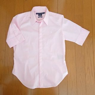 ラルフローレン(Ralph Lauren)のラルフローレン ピンク半袖シャツ(シャツ/ブラウス(半袖/袖なし))