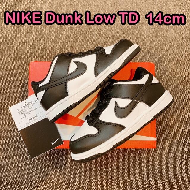 NIKE - 14cm NIKE DUNK LOW ナイキ ダンク ロー TD パンダ