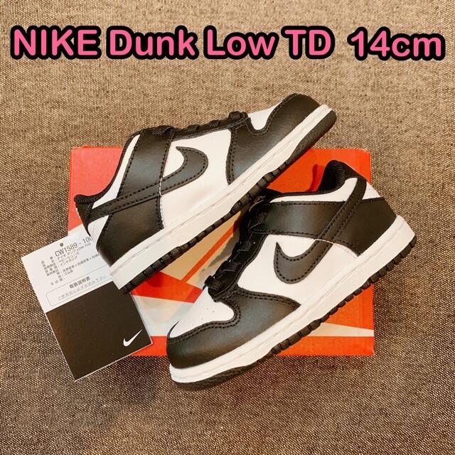 14cm NIKE DUNK LOW ナイキ ダンク ロー TD パンダ