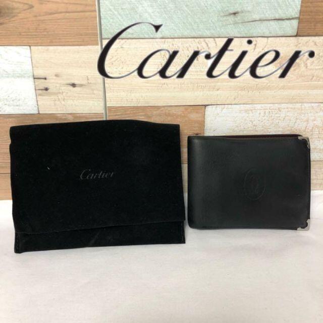 【オススメ❗️】Cartierカルティエ 二つ折り財布　新品価格¥56,540kwmchang財布バッグ