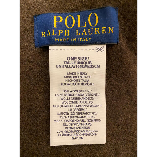 POLO RALPH LAUREN(ポロラルフローレン)のRalph Lauren polo マフラー メンズのファッション小物(マフラー)の商品写真