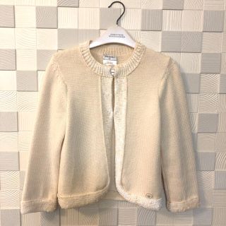 CHANEL - CHANEL ニットxパールスパンコール ボレロ【日本語正規タグ有