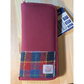 ハリスツイード(Harris Tweed)の新品未使用　ハリツイード　トラベルバック　クラッチバック　ラウンドジップ　財布(財布)