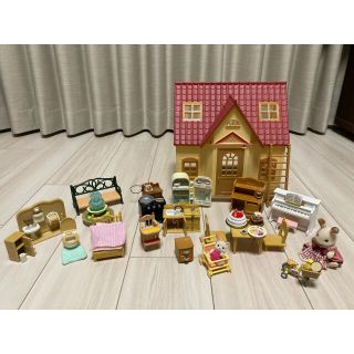 エポックシャ(EPOCH)のシルバニアファミリー　家具/おしゃれ/食べ物屋さんセット(キャラクターグッズ)