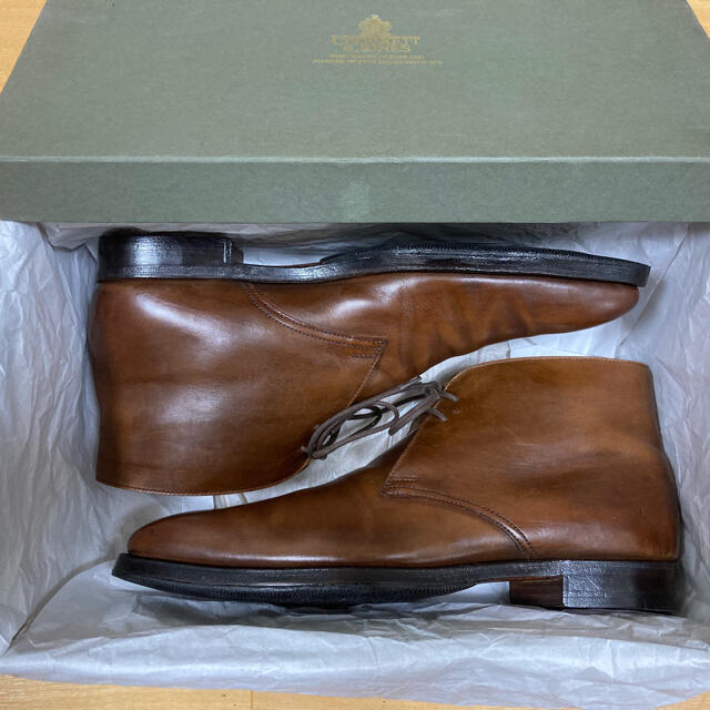 メンズクロケット＆ジョーンズ CROCKETT&JONES チャッカ ブーツ 革靴