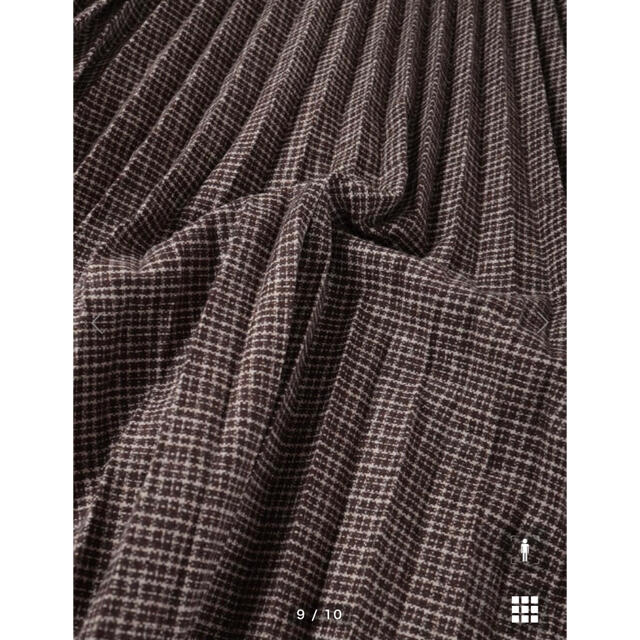 fifth(フィフス)のイレギュラーヘムチェックフレアスカート レディースのスカート(ロングスカート)の商品写真